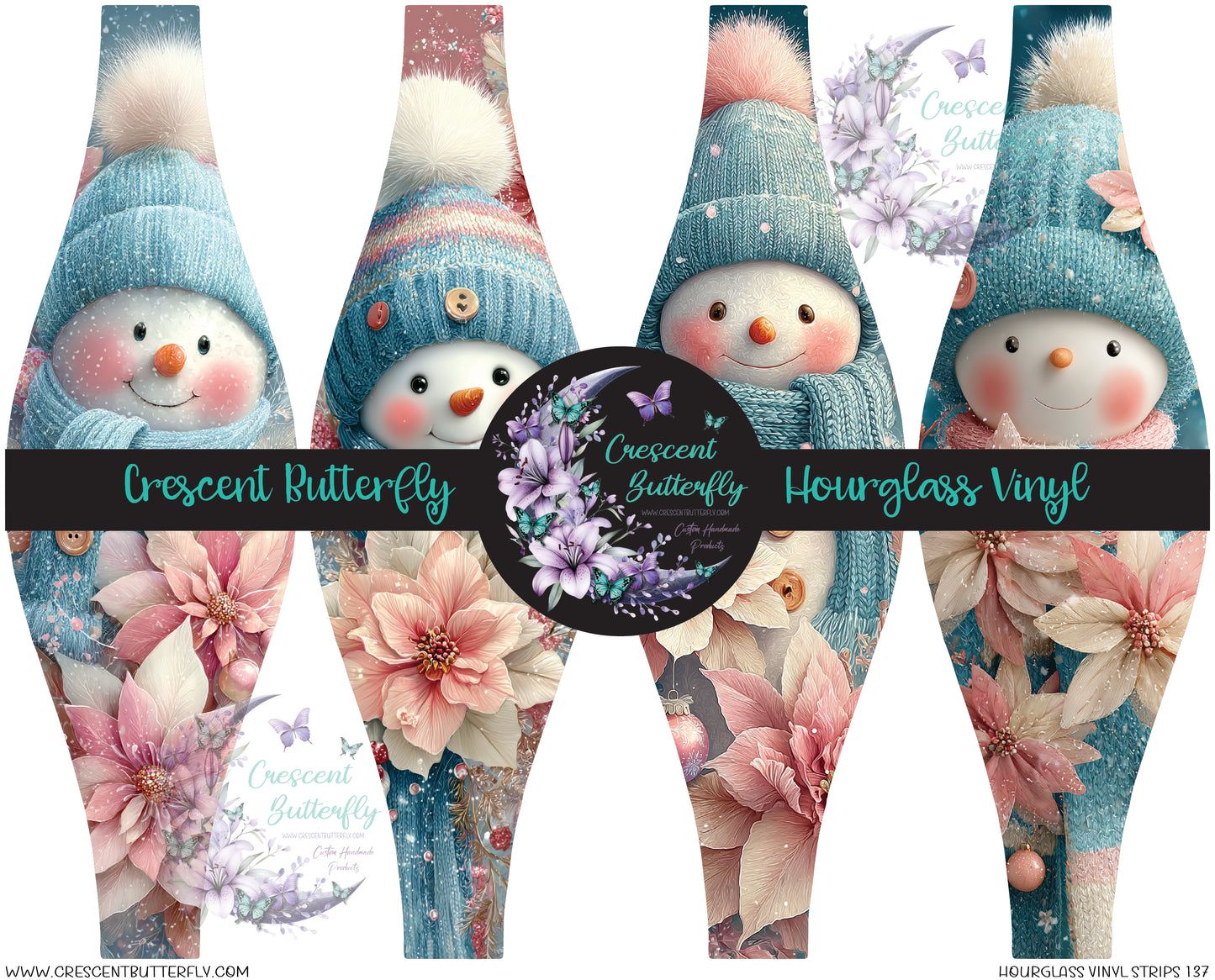 Hourglass Vinyl Strips 137 Printed Vinyl Sheet/Wrap