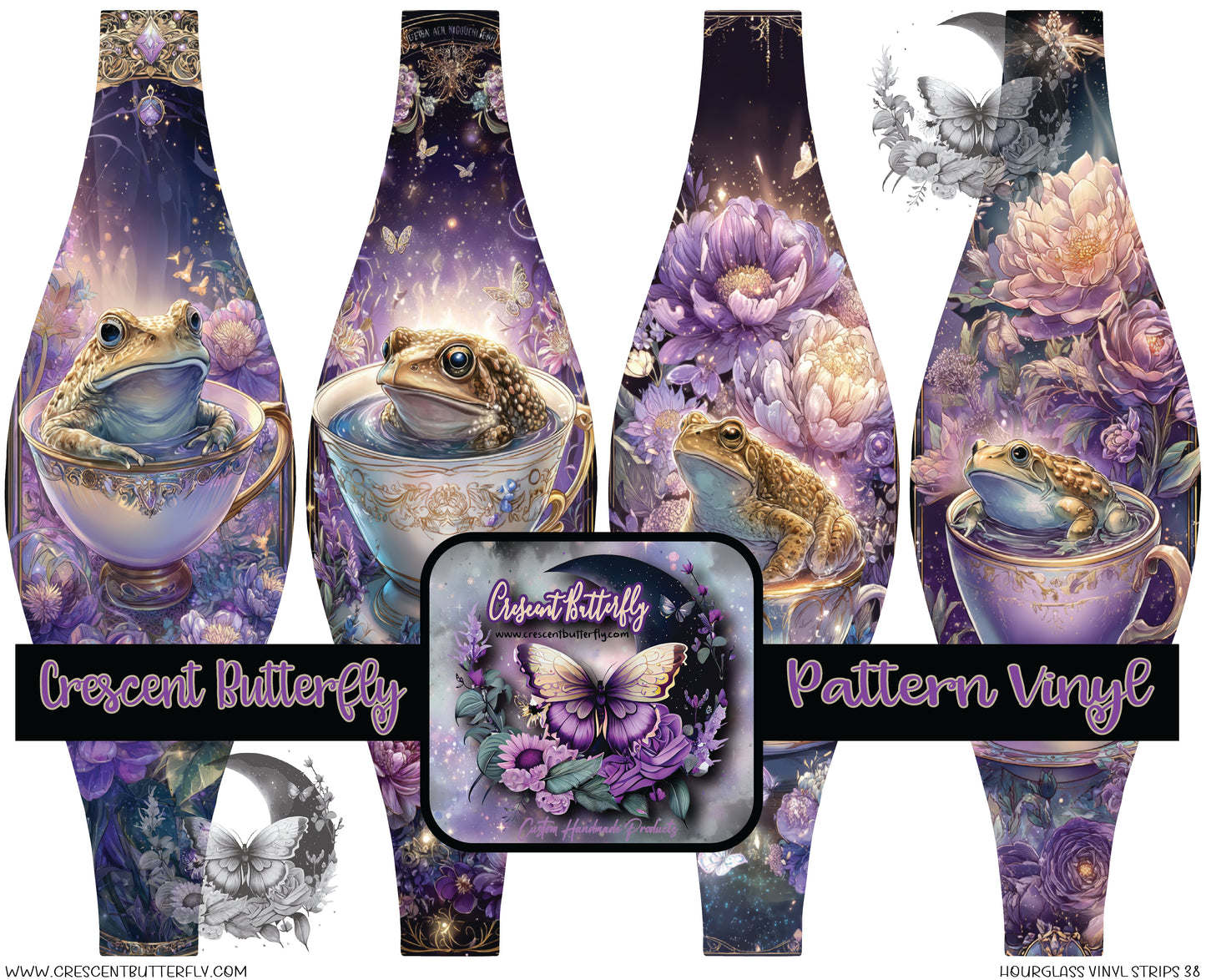 Hourglass Vinyl Strips 38 Printed Vinyl Sheet/Wrap