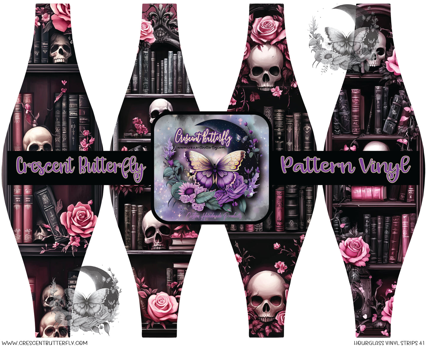 Hourglass Vinyl Strips 41 Printed Vinyl Sheet/Wrap