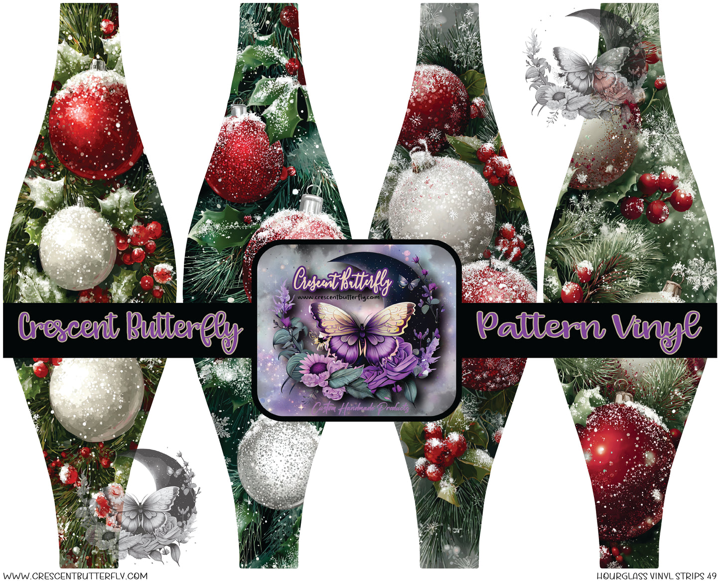 Hourglass Vinyl Strips 49 Printed Vinyl Sheet/Wrap