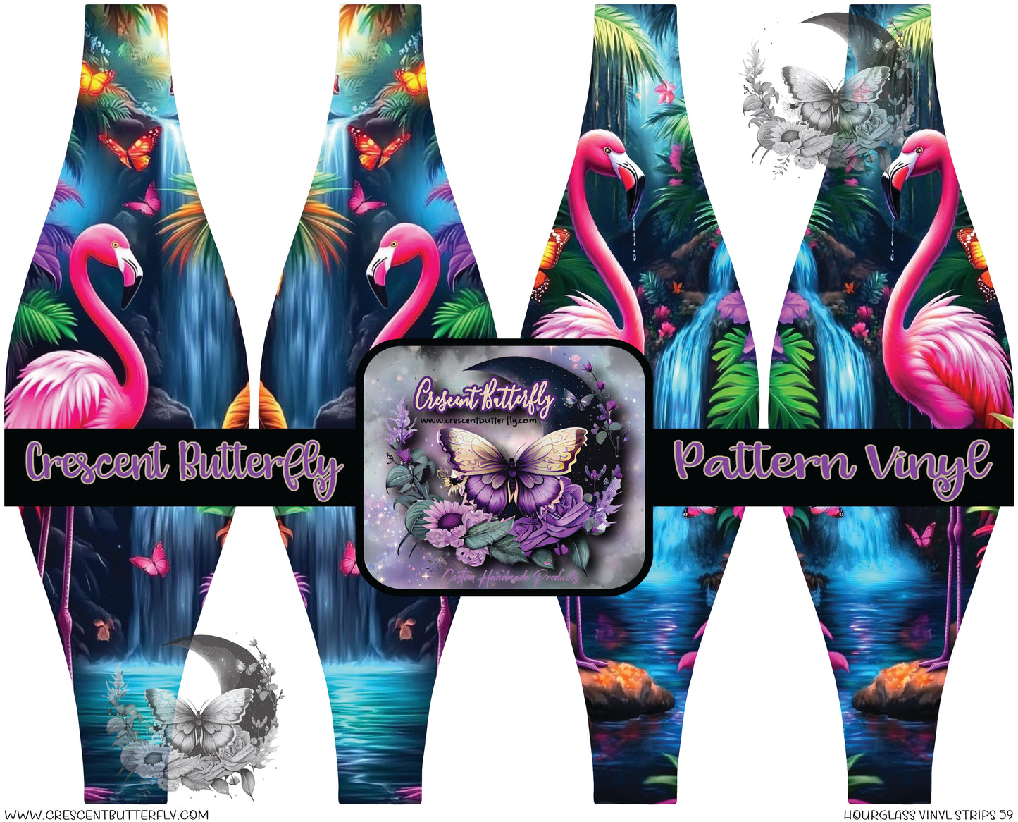 Hourglass Vinyl Strips 59 Printed Vinyl Sheet/Wrap