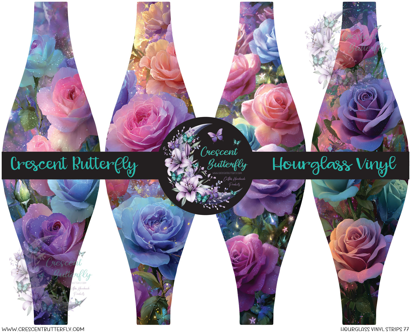 Hourglass Vinyl Strips 77 Printed Vinyl Sheet/Wrap