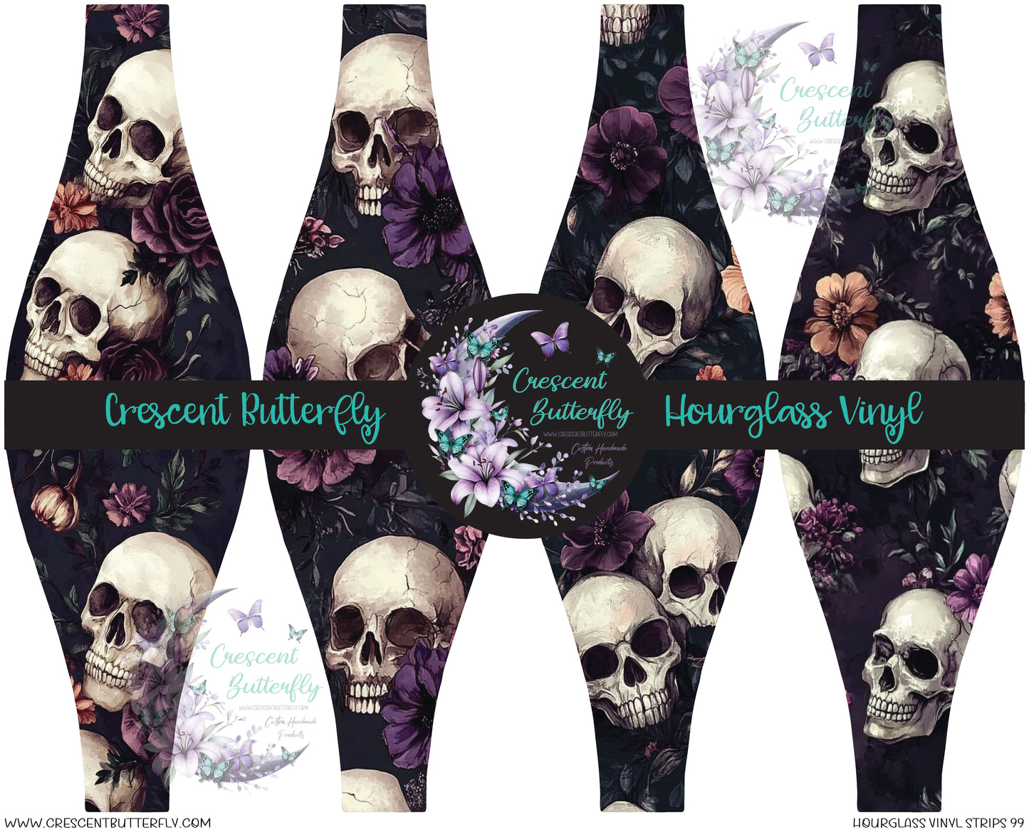 Hourglass Vinyl Strips 99 Printed Vinyl Sheet/Wrap