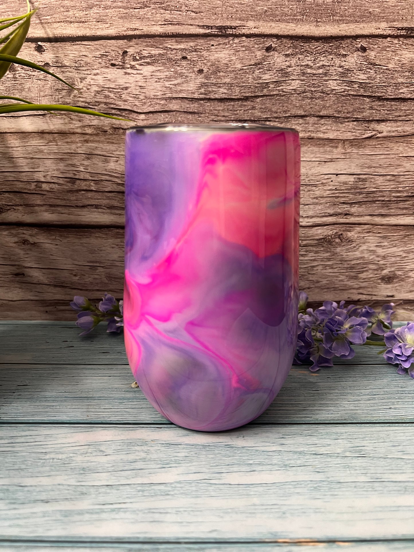 Butterfly Kisses Handmade Custom Epoxy Tumbler