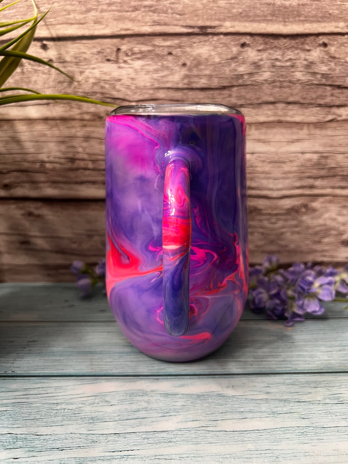 Butterfly Kisses Handmade Custom Epoxy Tumbler