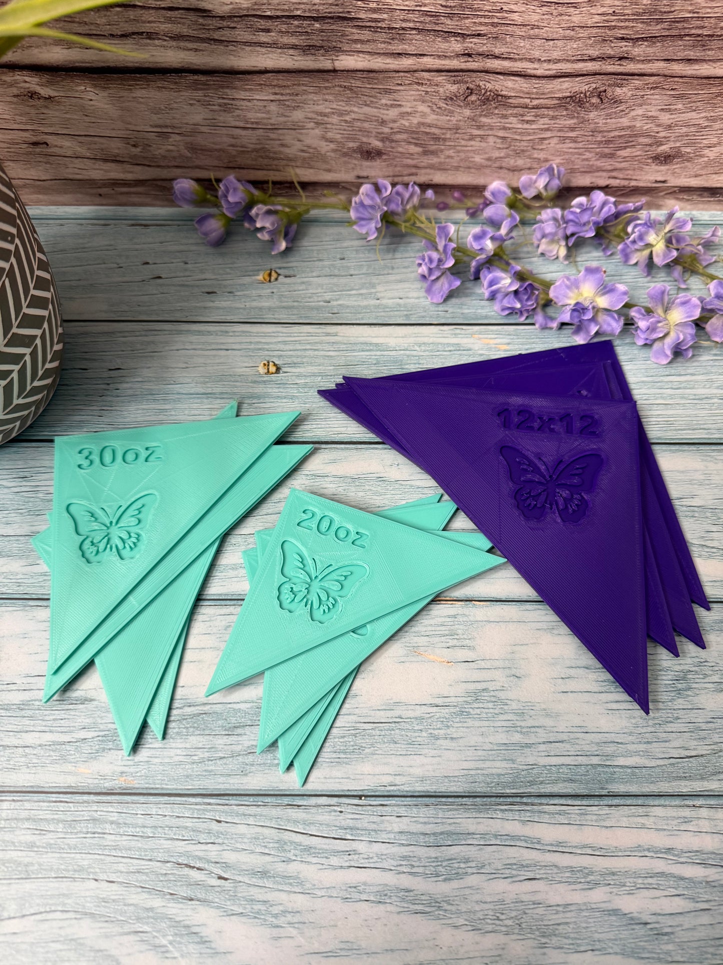Fat Diamond 3D Printed Vinyl Template Set