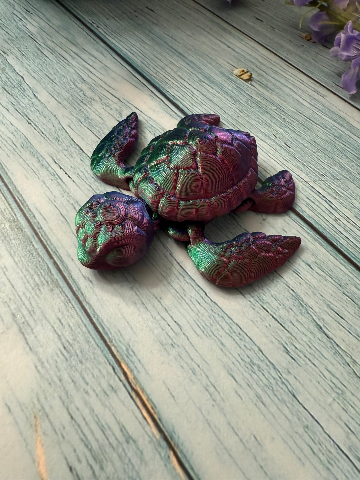3D Printed Articulated Sea Turtle