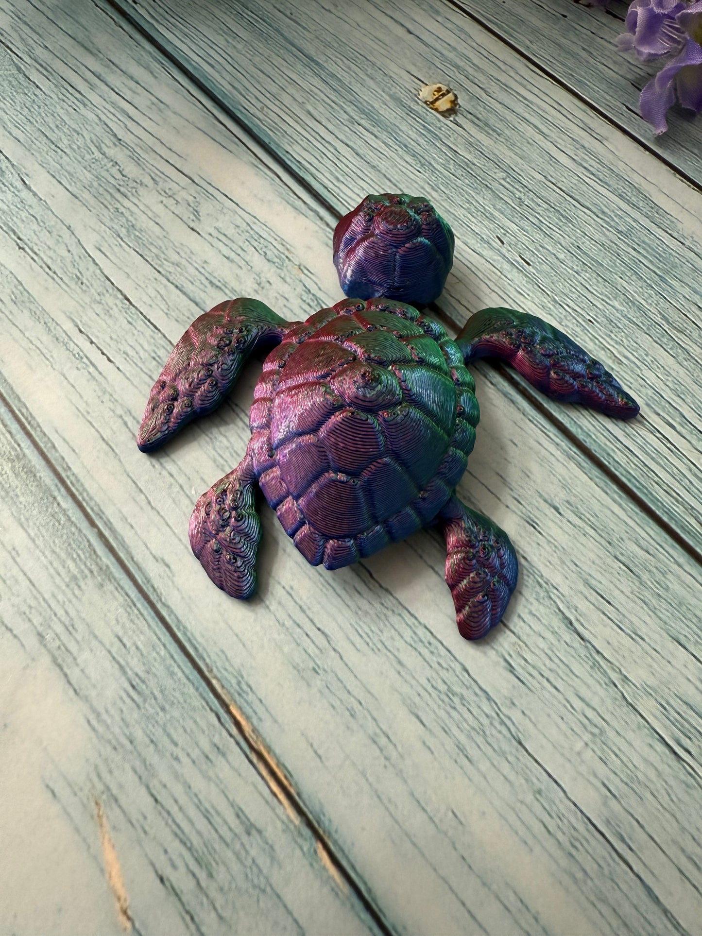 3D Printed Articulated Sea Turtle