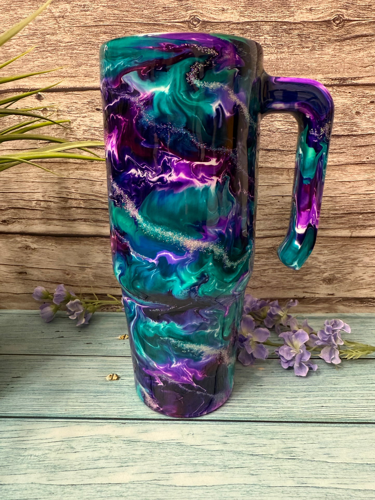RTS #87 You Had Me At Teal-30oz Grippy Tumbler-Pre Made-RTS