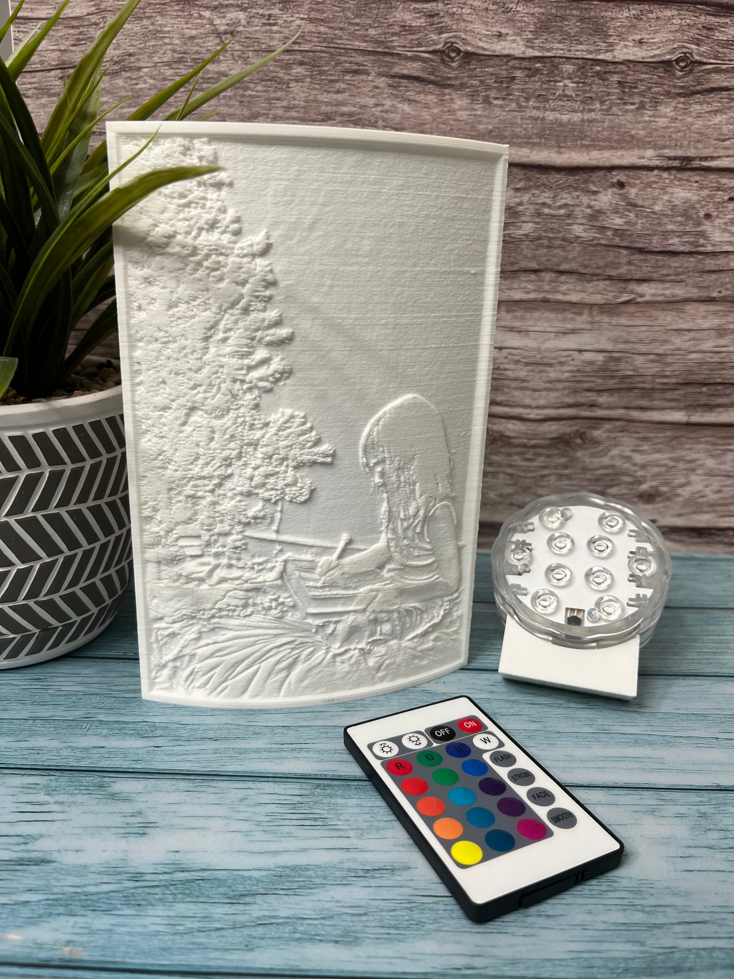 Personalized Light Up Lithophane Photo