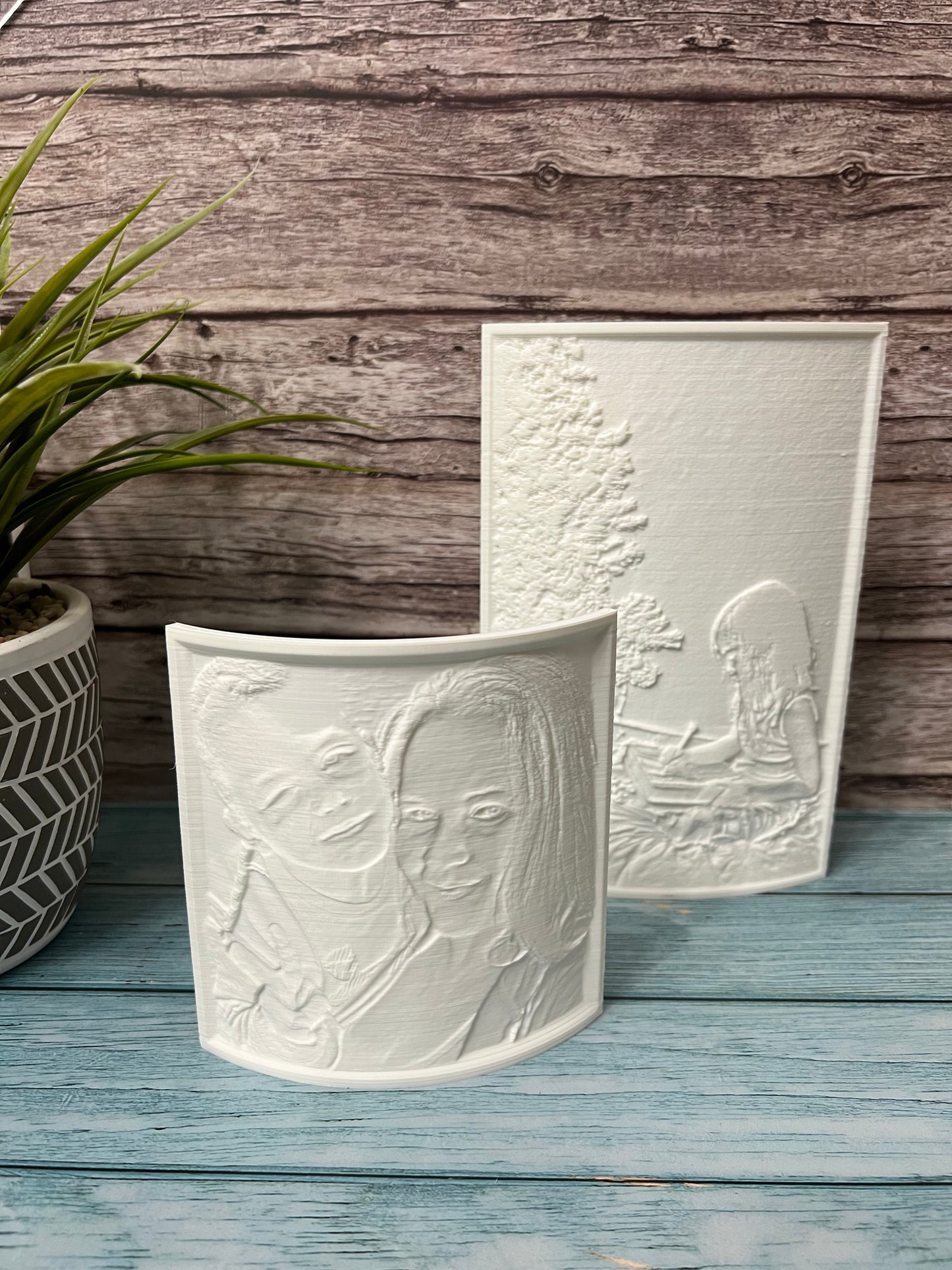 Personalized Light Up Lithophane Photo