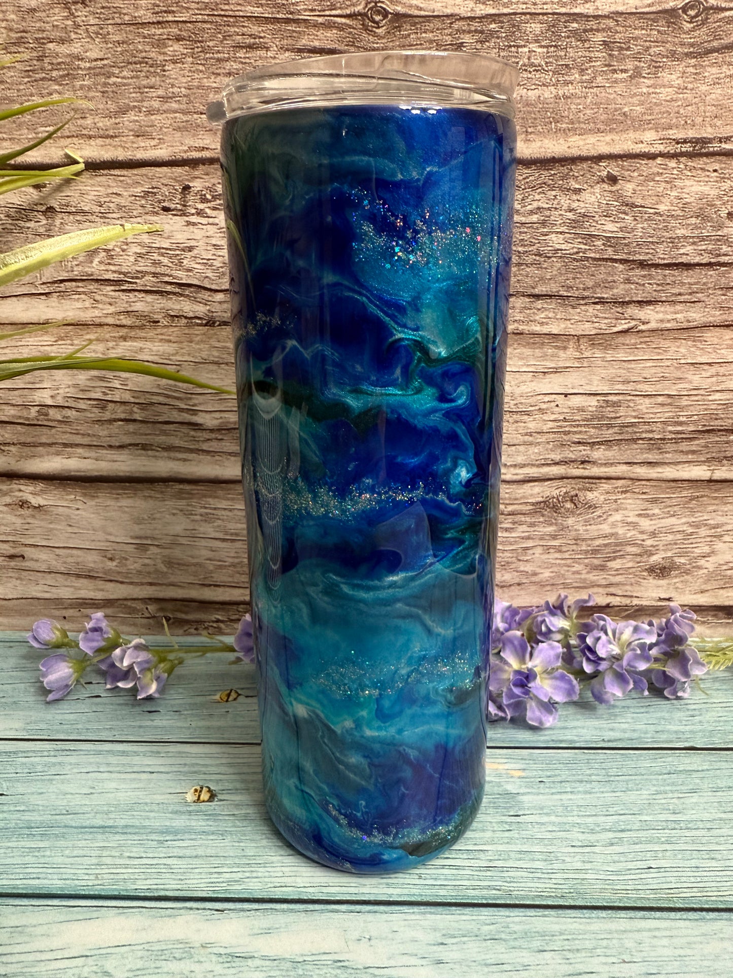 Blue Magic Handmade Custom Epoxy Tumbler