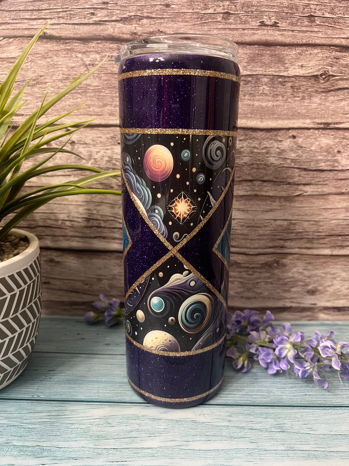 Evil Eye Handmade Custom Epoxy Tumbler
