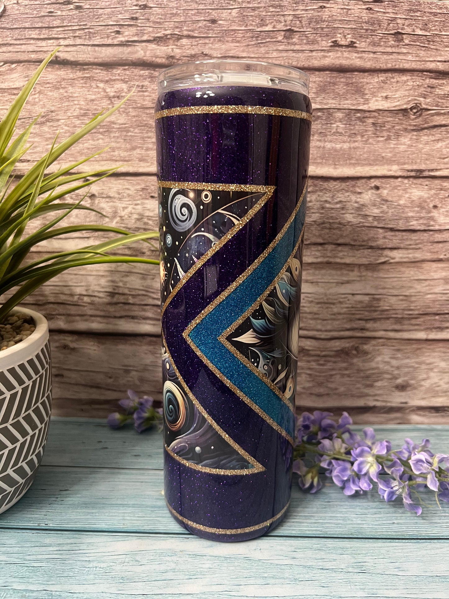Evil Eye Handmade Custom Epoxy Tumbler