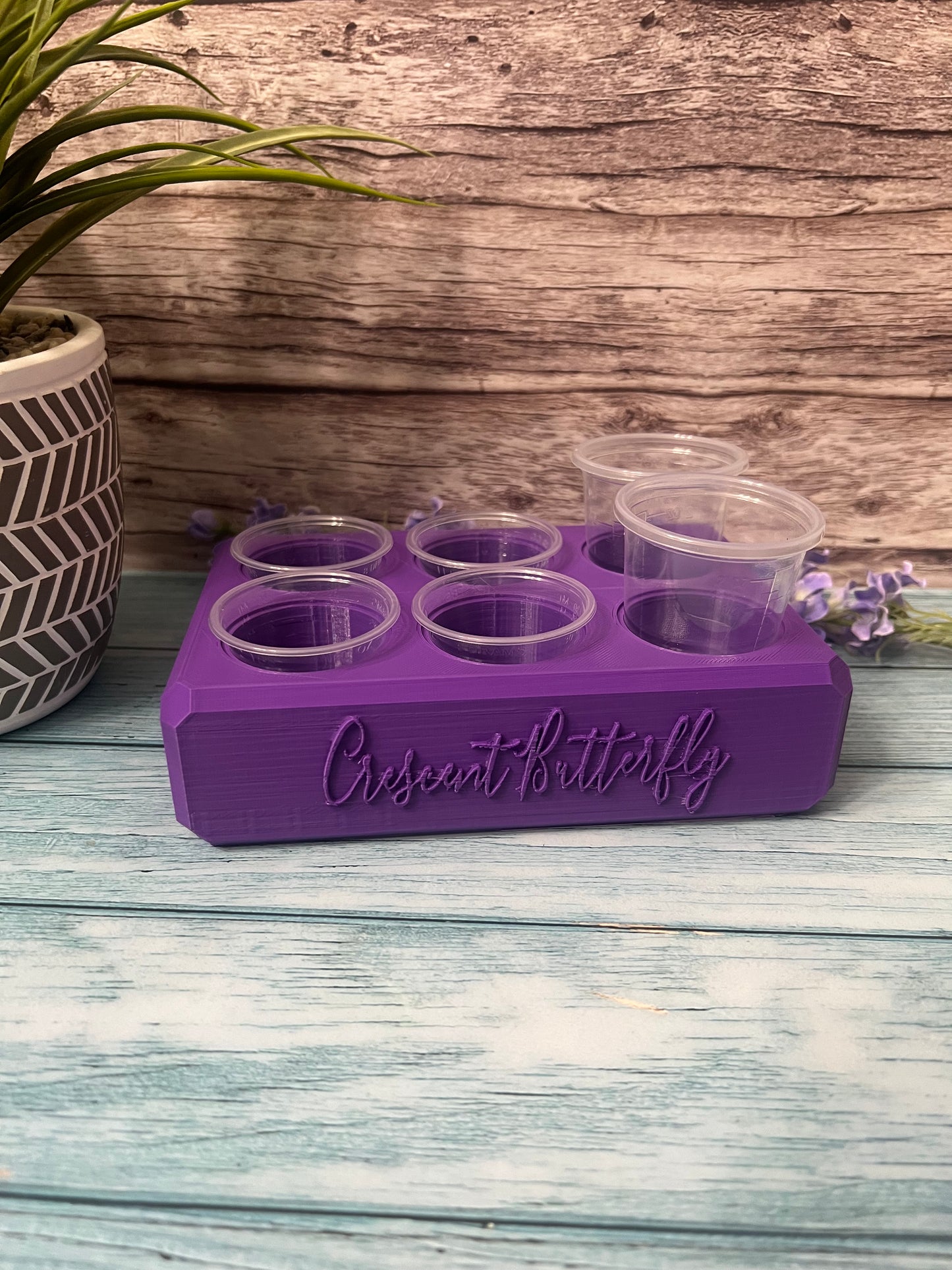 3D Printed Mixing Cup Holder -6 Count