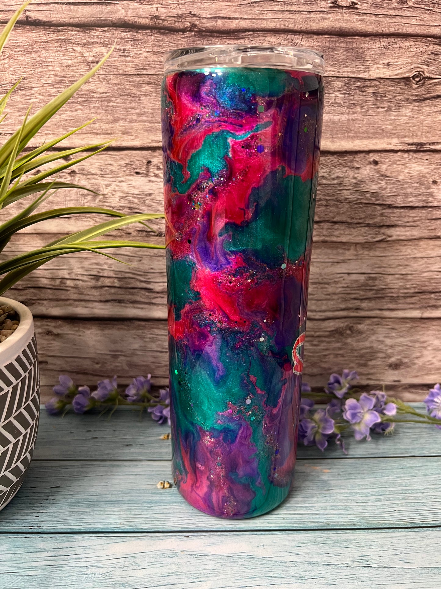 Bubblegum Handmade Custom Epoxy Tumbler