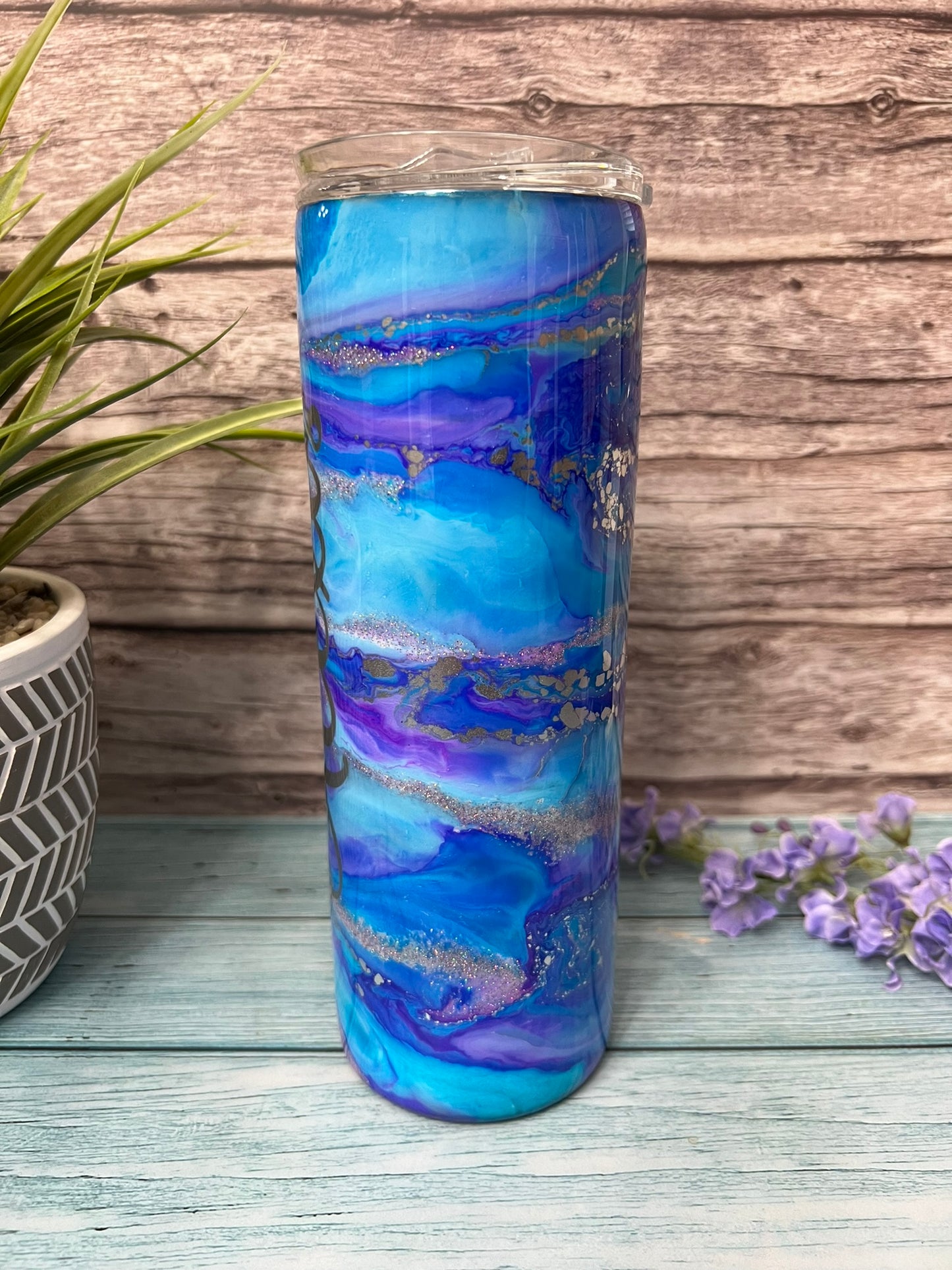 Enchanted Mermaid Handmade Custom Epoxy Tumbler