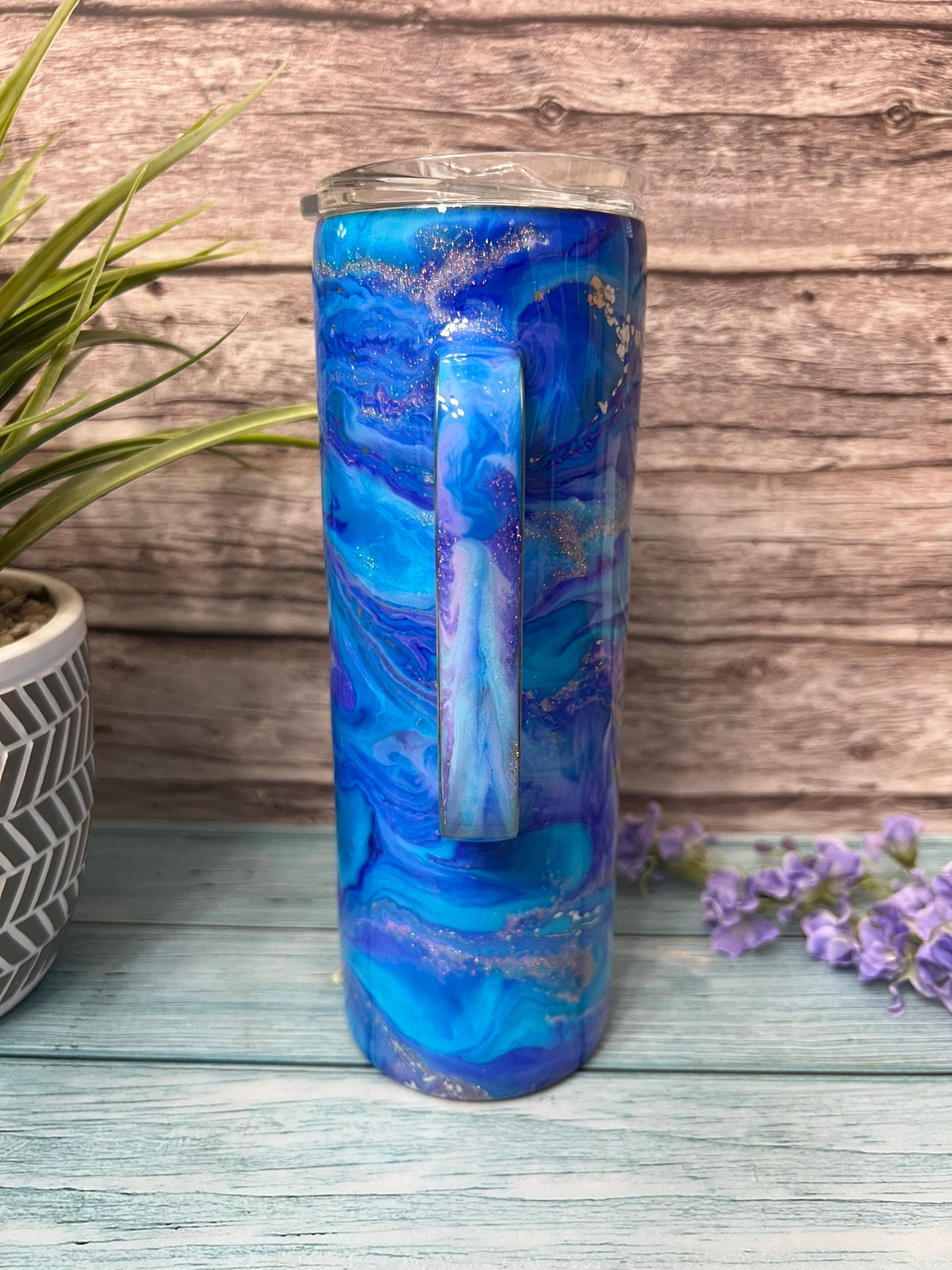 Enchanted Mermaid Handmade Custom Epoxy Tumbler