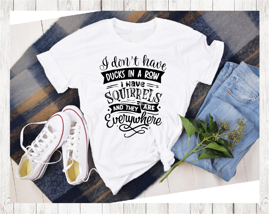 I Dont Have Ducks In A Row Short Sleeve T-shirt