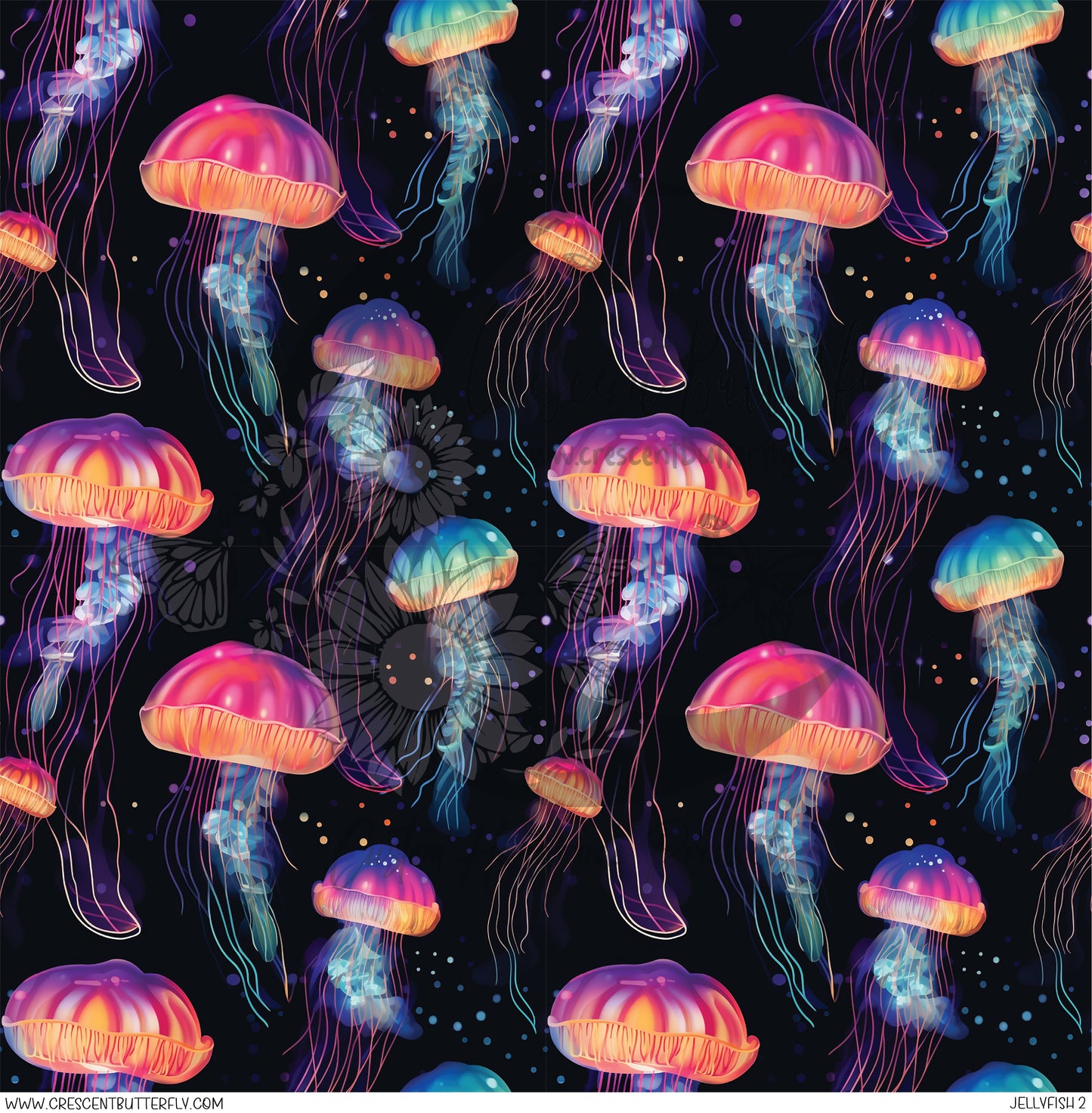 Jellyfish 2 Printed Vinyl Sheet/Wrap