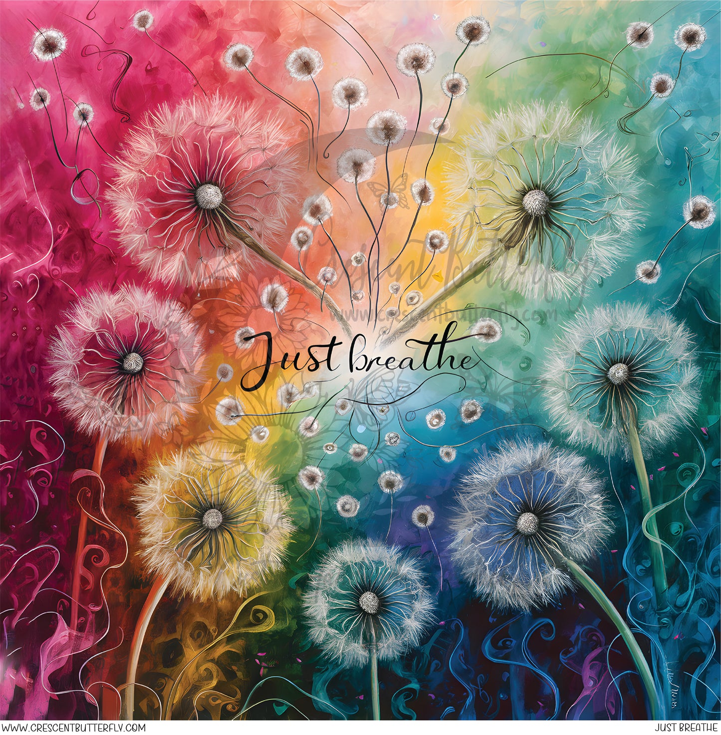 Just Breathe Printed Vinyl Sheet/Wrap