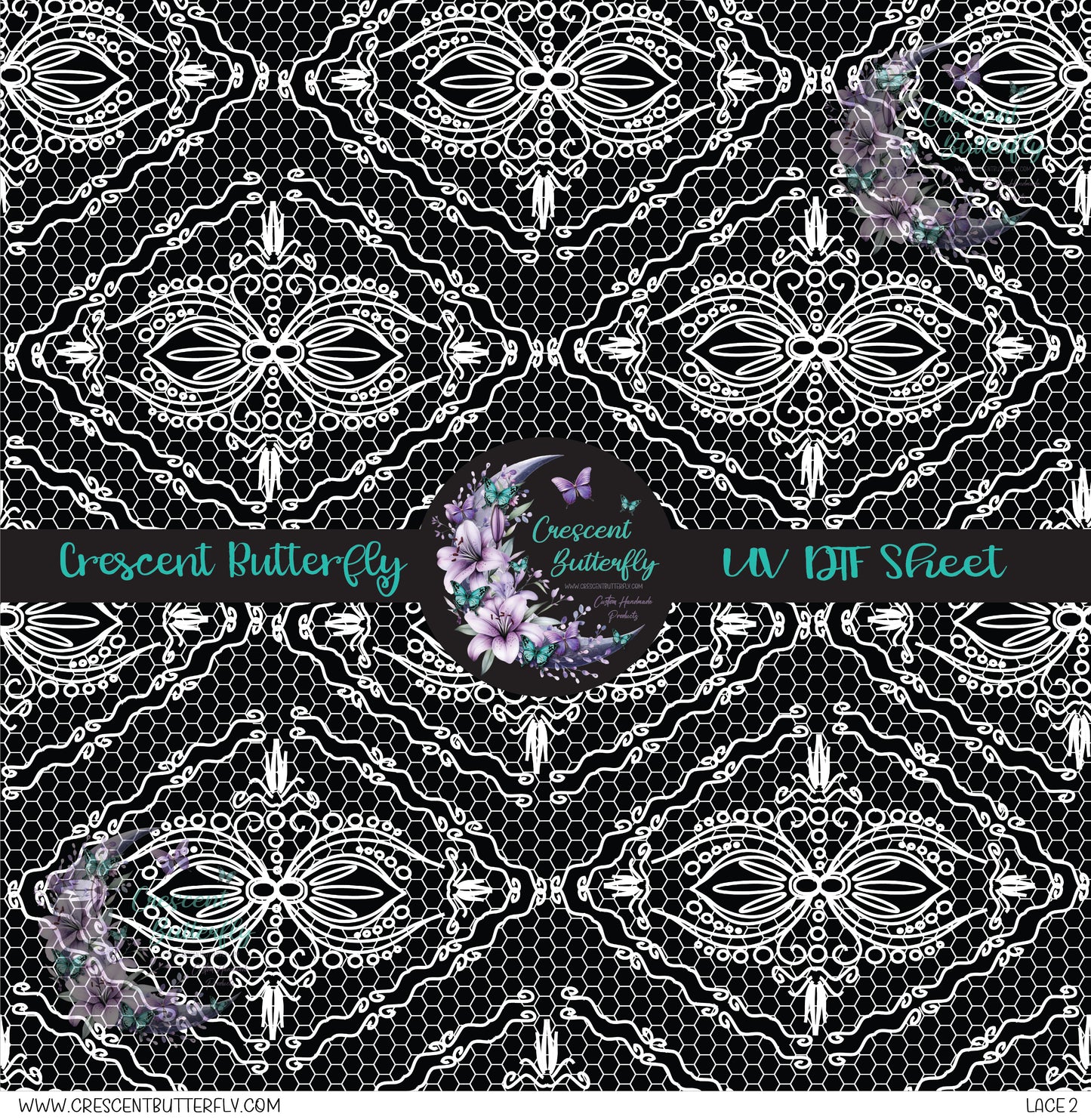 Lace 2 10x10 UV DTF Sheet