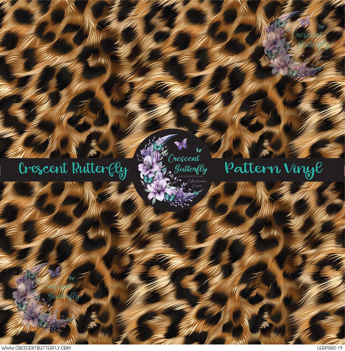 Leopard 19 Printed Vinyl Sheet/Wrap