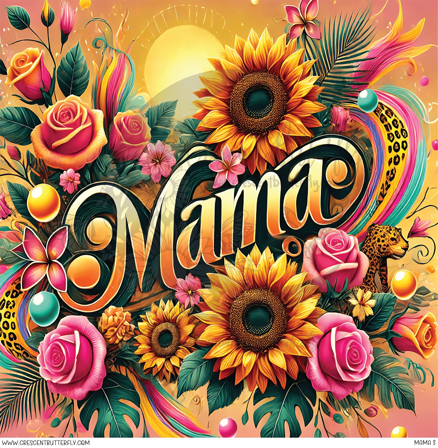 Mama 3 Printed Vinyl Sheet/Wrap
