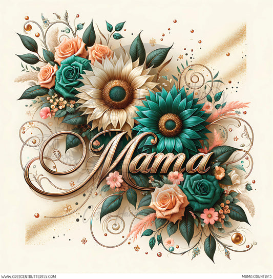 Mama Country 5 Printed Vinyl Sheet/Wrap