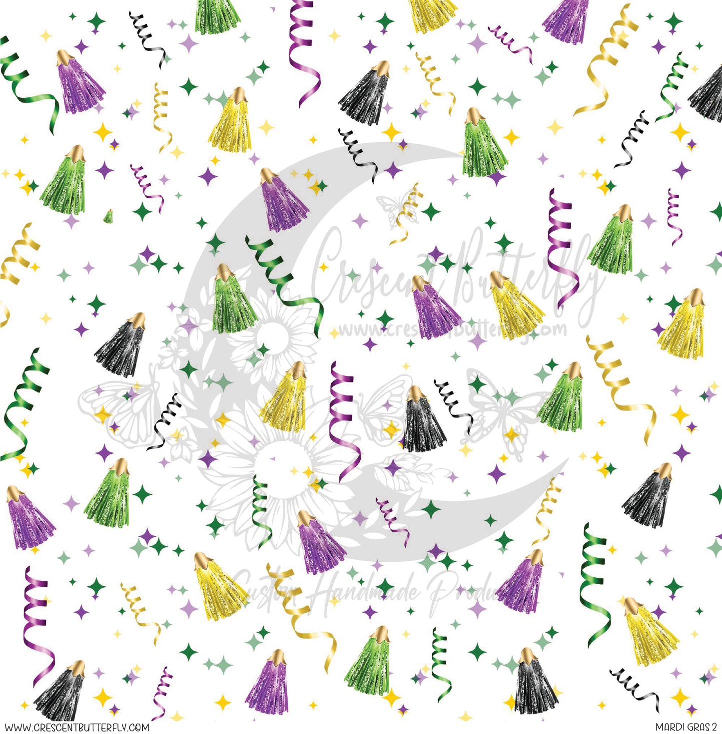 Mardi Gras 2 Printed Vinyl Sheet/Wrap