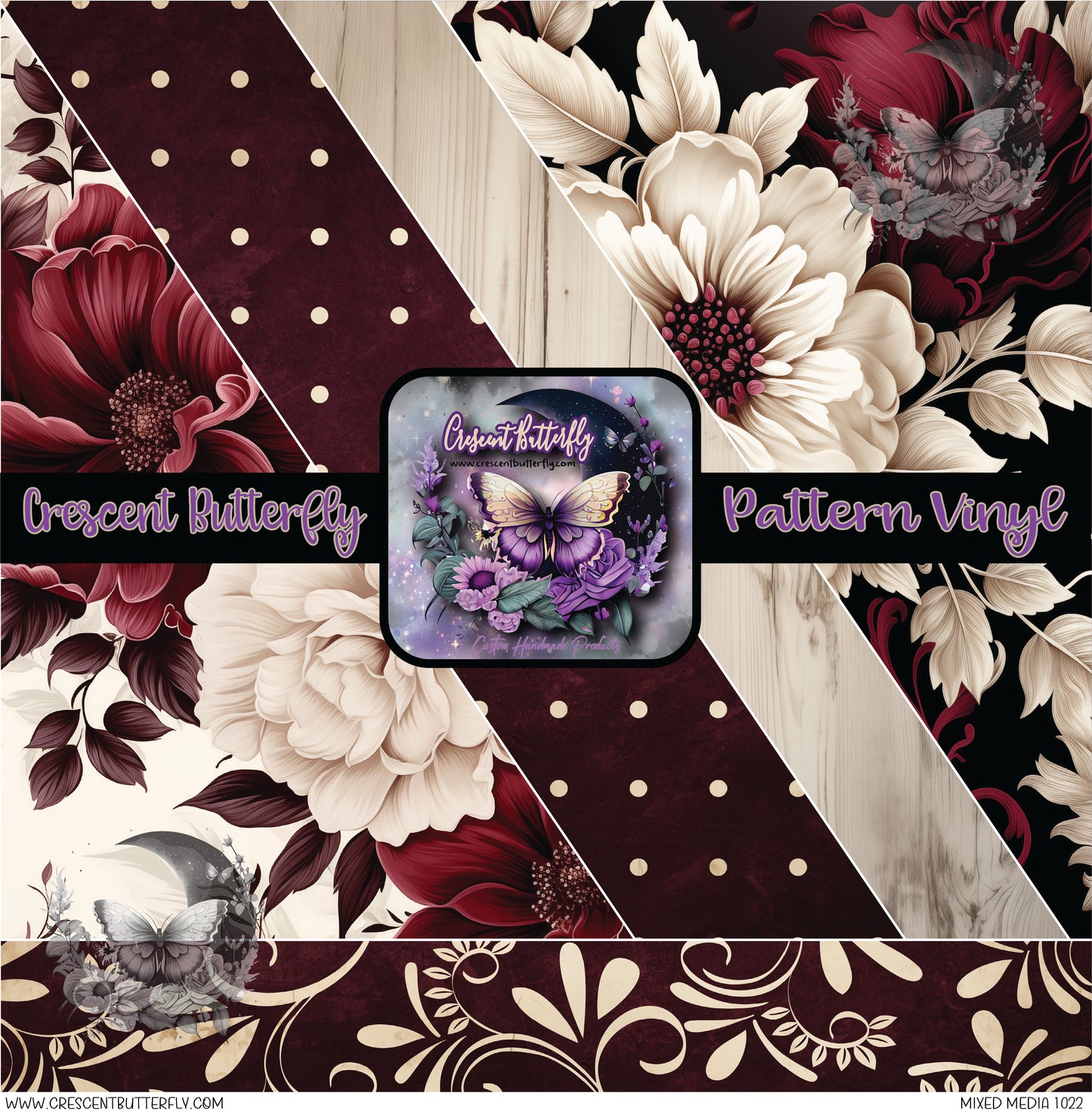 Mixed Media 1022 Printed Vinyl Sheet/Wrap