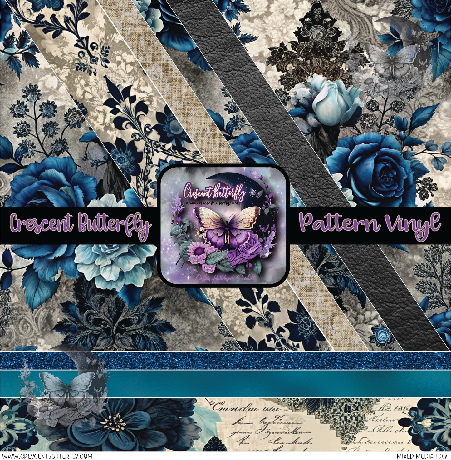 Mixed Media 1067 Printed Vinyl Sheet/Wrap