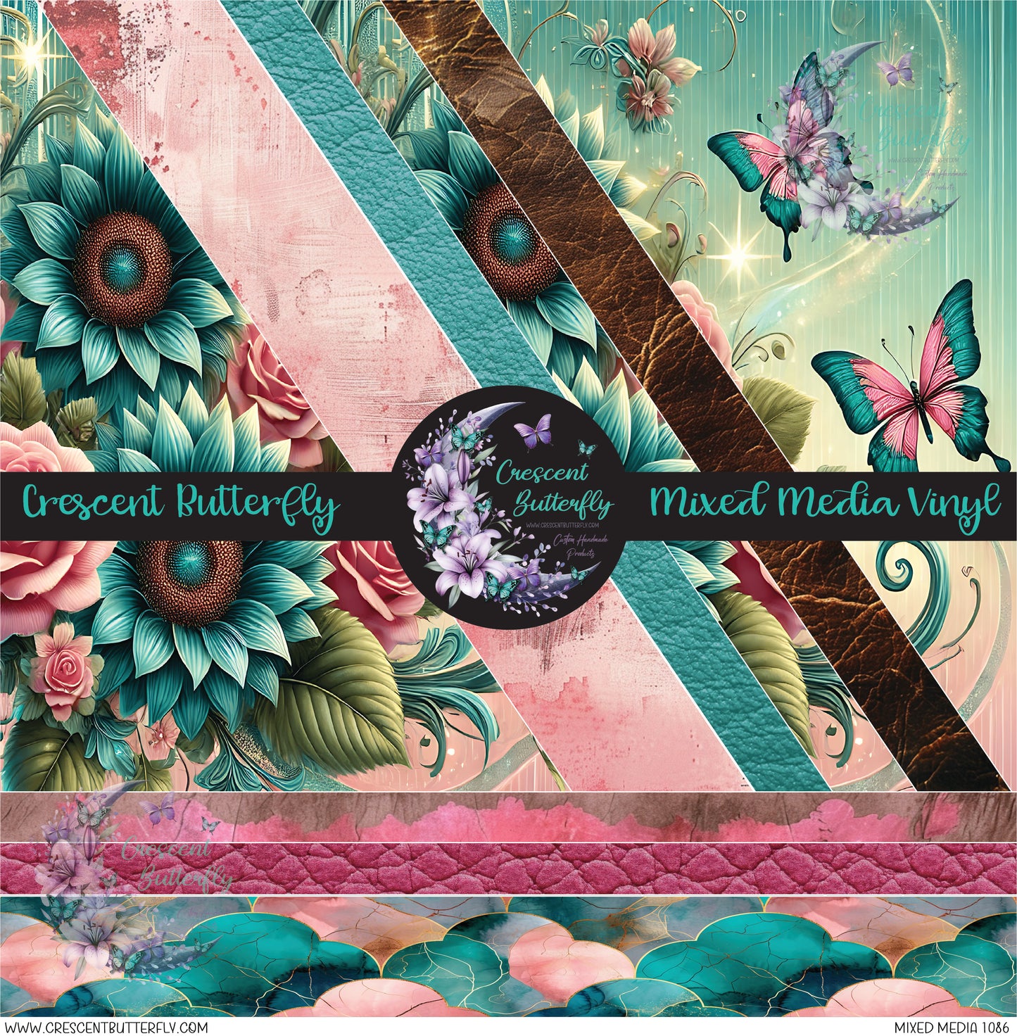 Mixed Media 1086 Printed Vinyl Sheet/Wrap