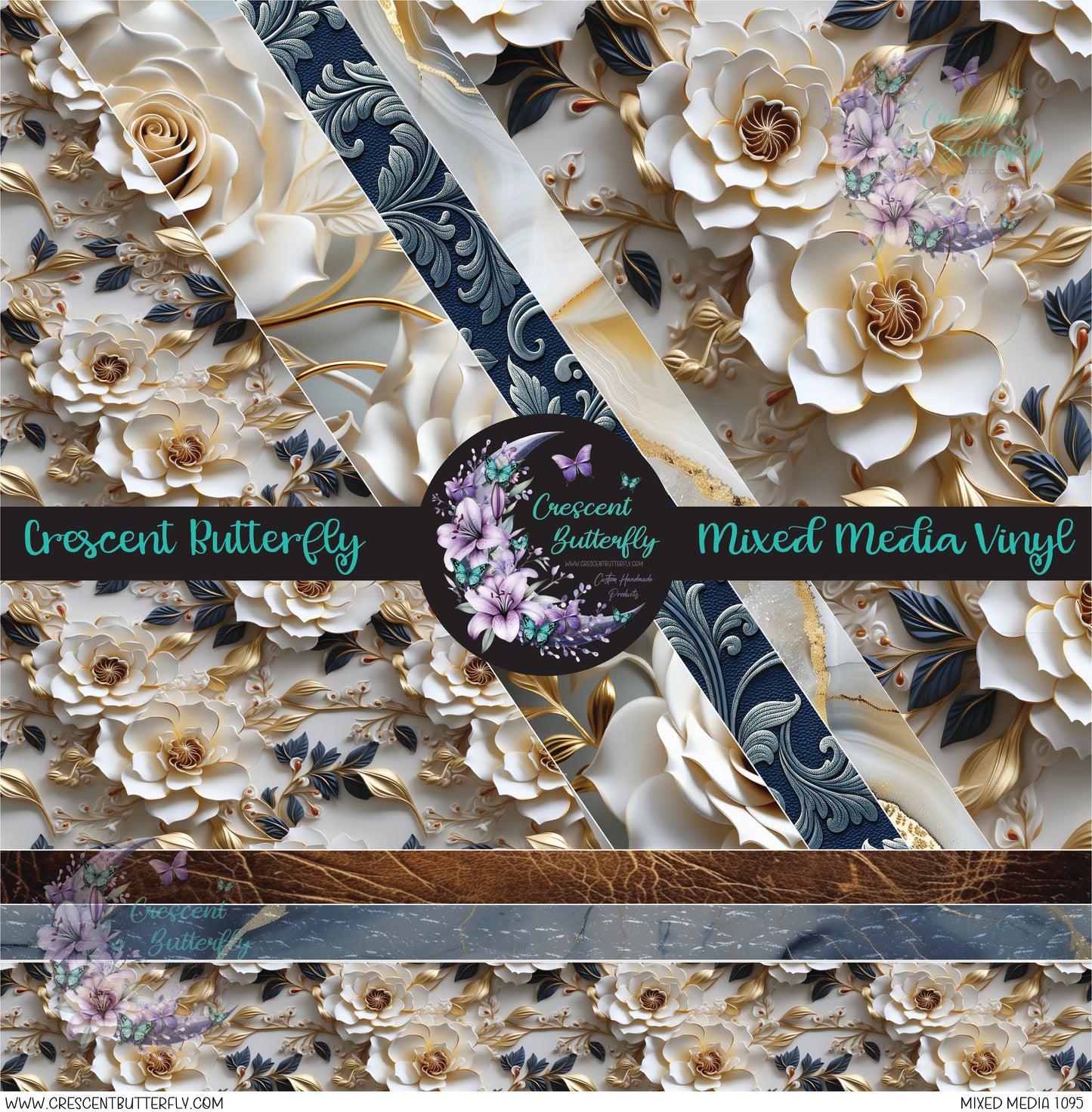 Mixed Media 1095 Printed Vinyl Sheet/Wrap