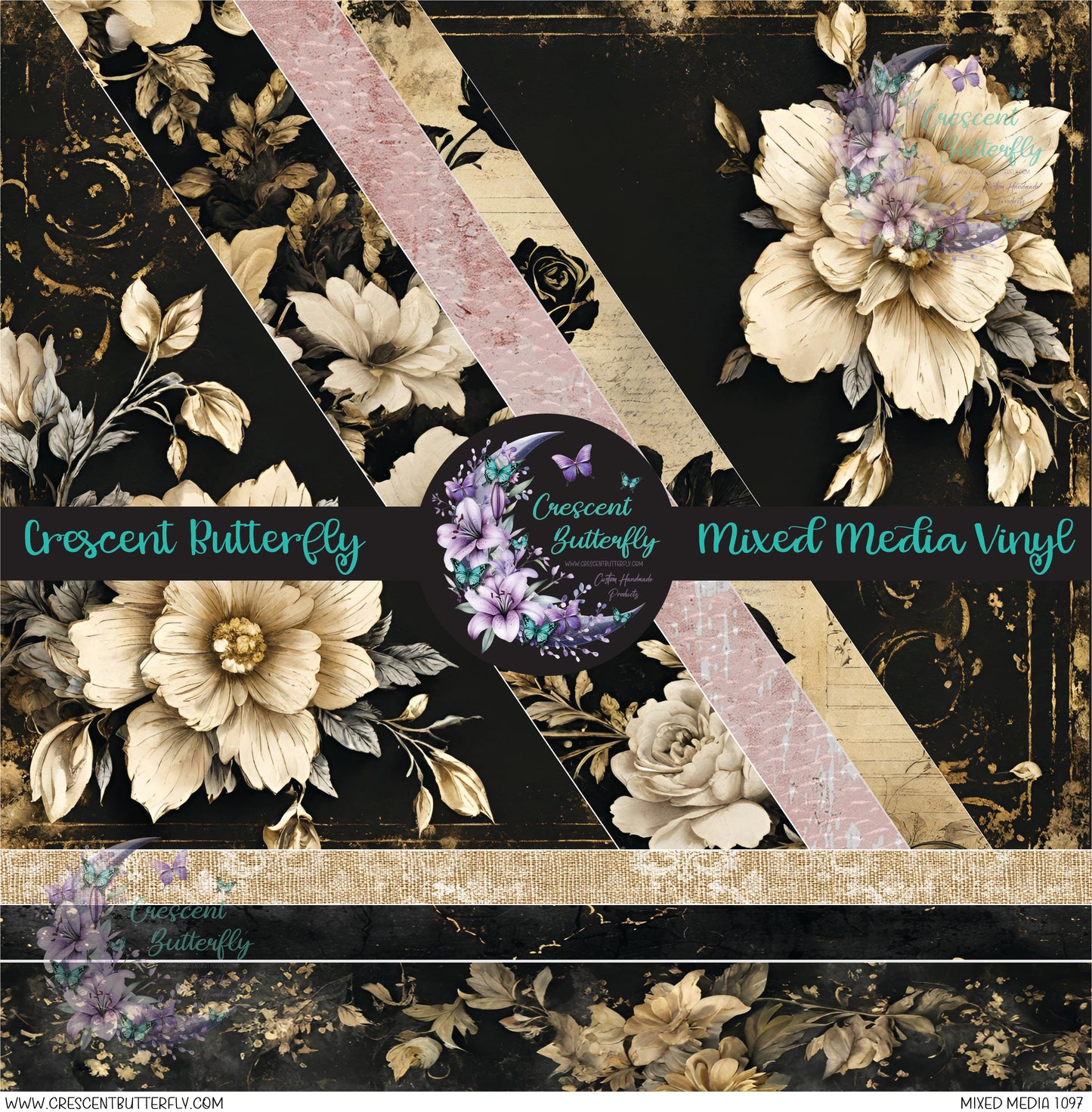 Mixed Media 1097 Printed Vinyl Sheet/Wrap