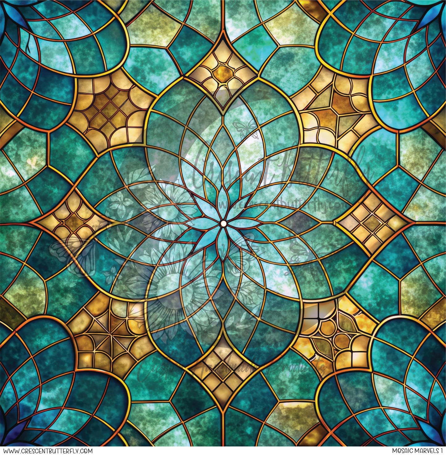 Mosaic Marvels 1 Printed Vinyl Sheet/Wrap