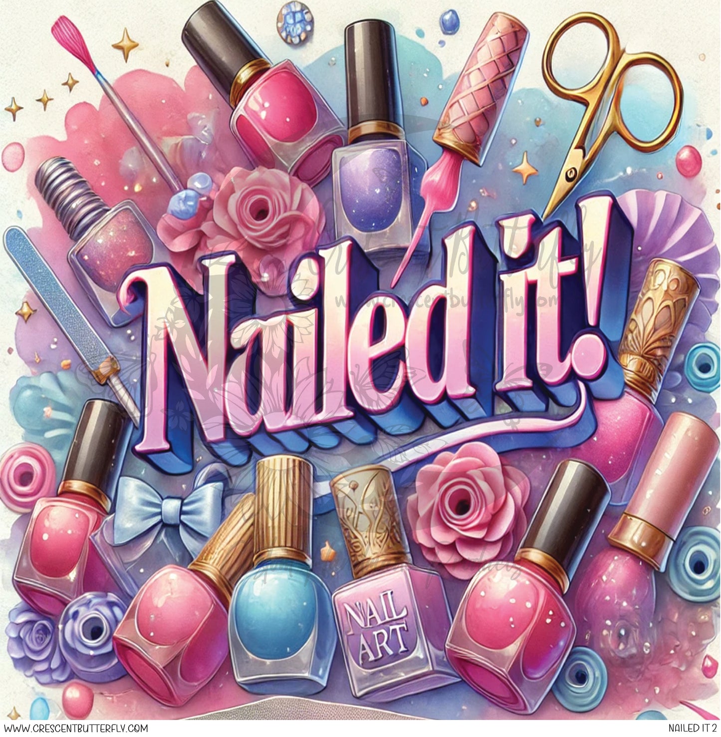 Nailed It 2 Printed Vinyl Sheet/Wrap