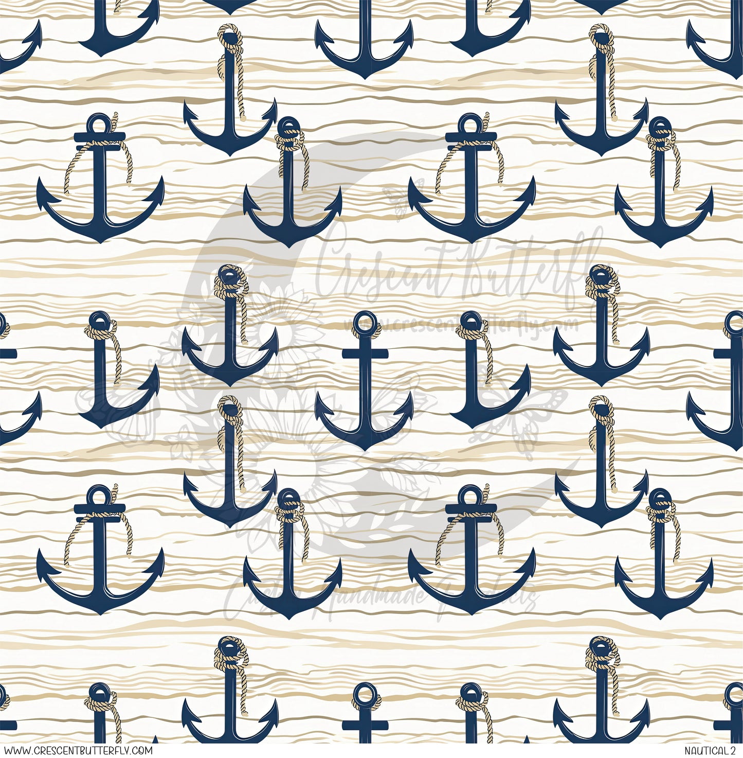 Nautical 2 Printed Vinyl Sheet/Wrap