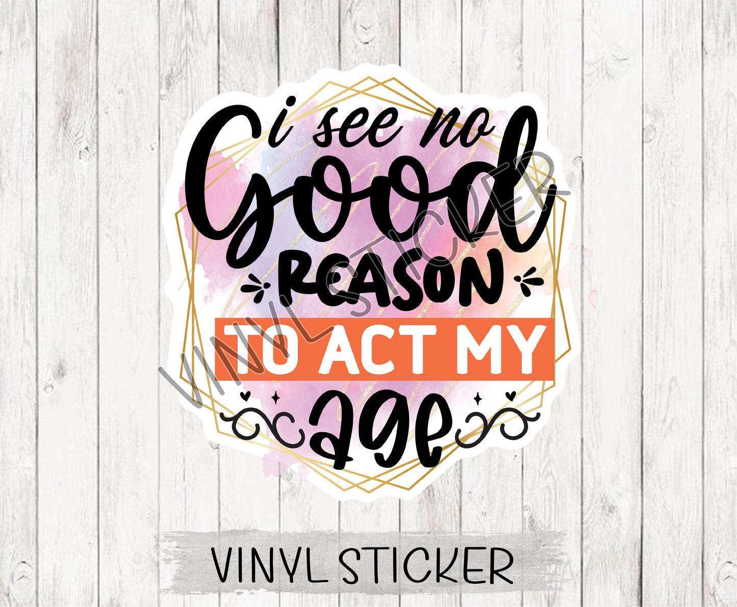 No Good Reason Sticker