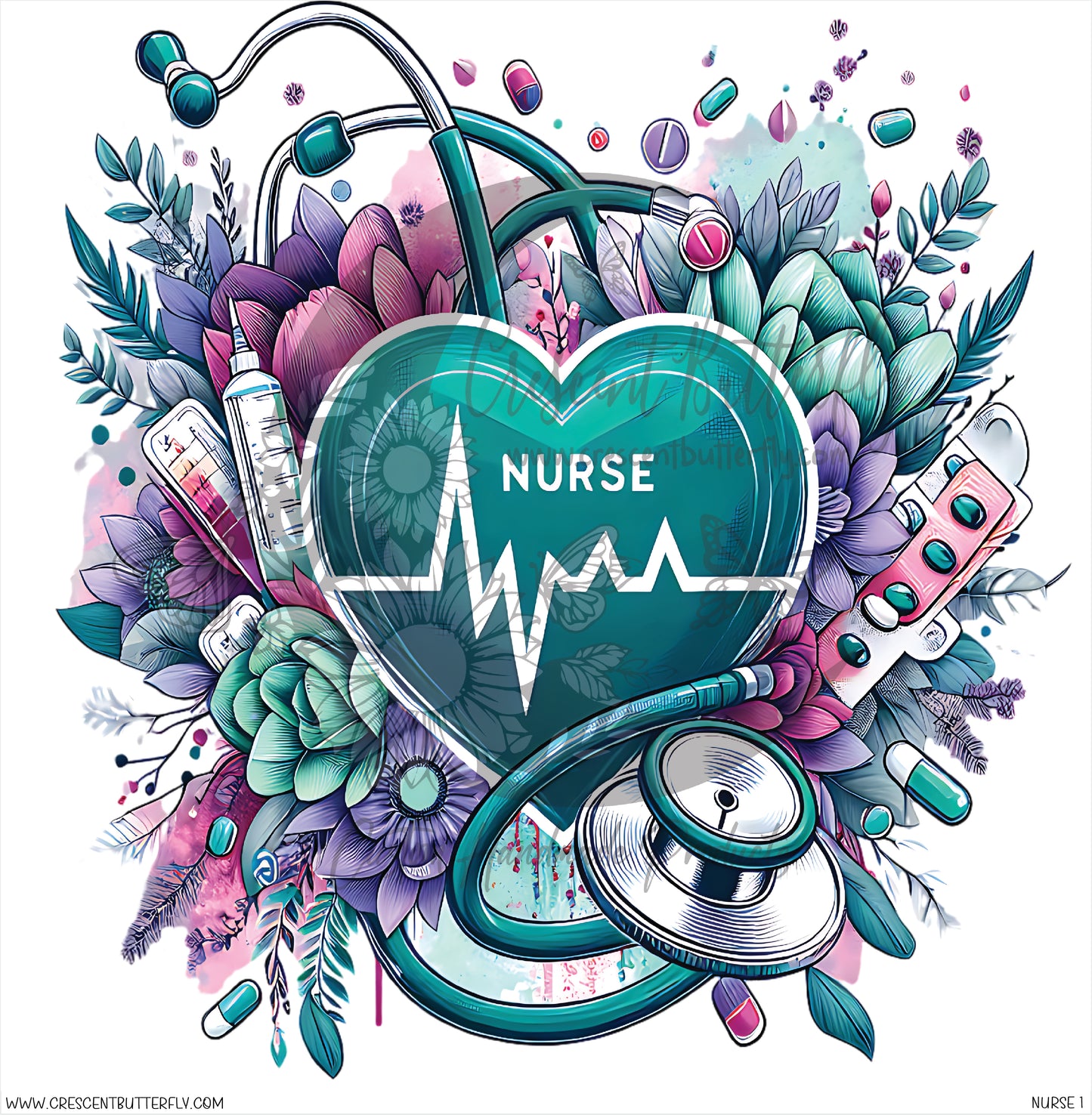 Nurse 1 Printed Vinyl Sheet/Wrap