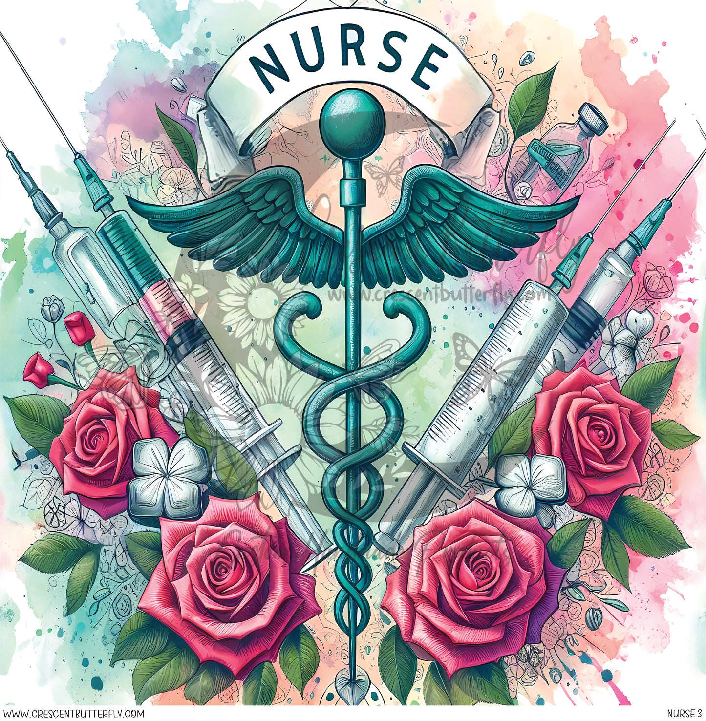 Nurse 3 Printed Vinyl Sheet/Wrap