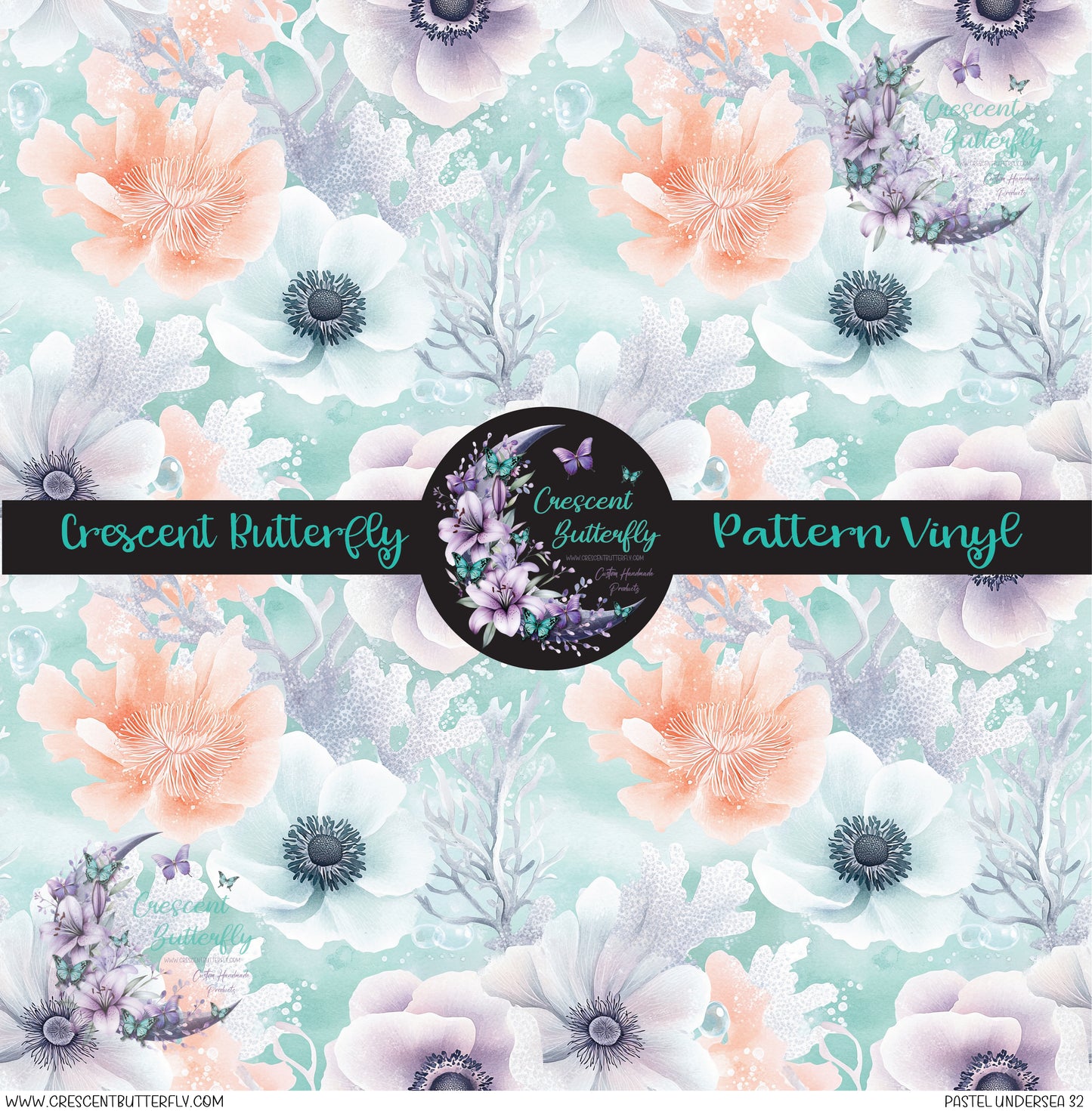 Pastel Undersea 32 Printed Vinyl Sheet/Wrap