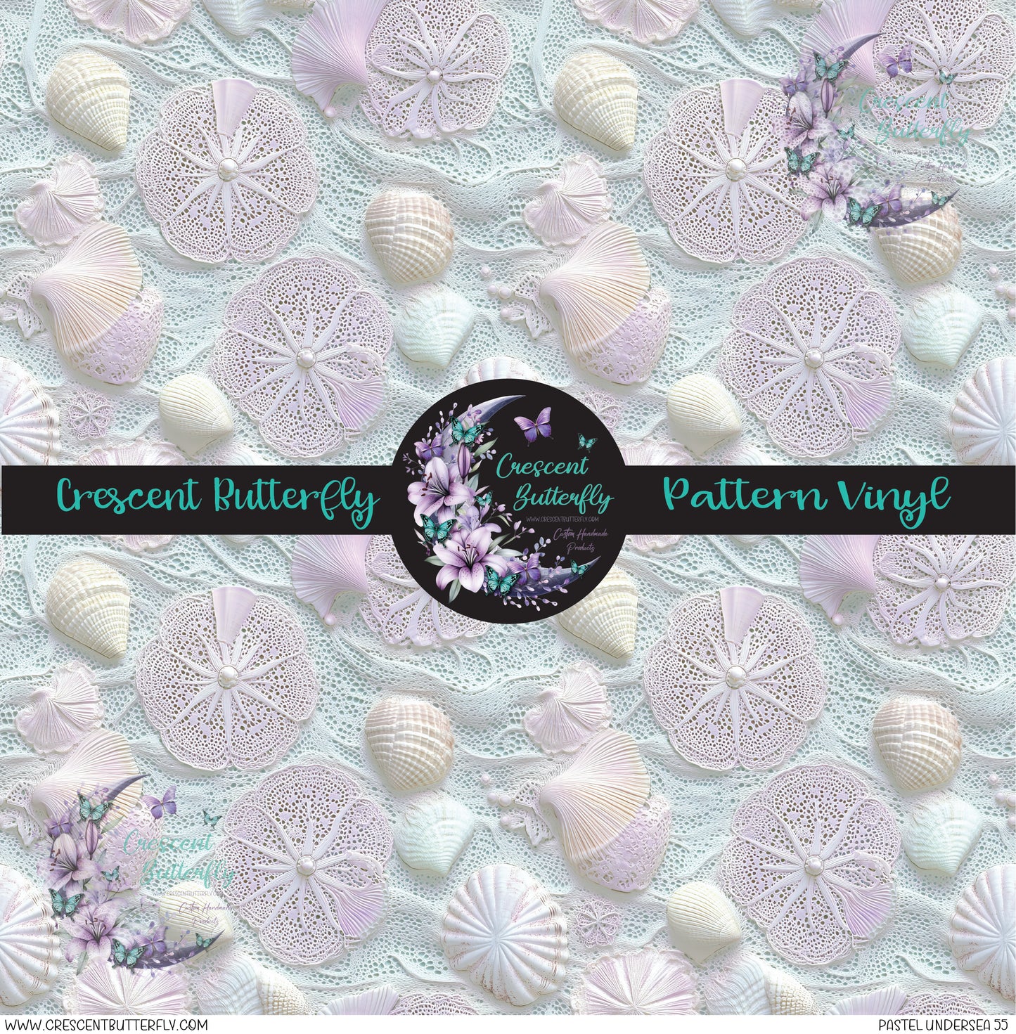 Pastel Undersea 55 Printed Vinyl Sheet/Wrap