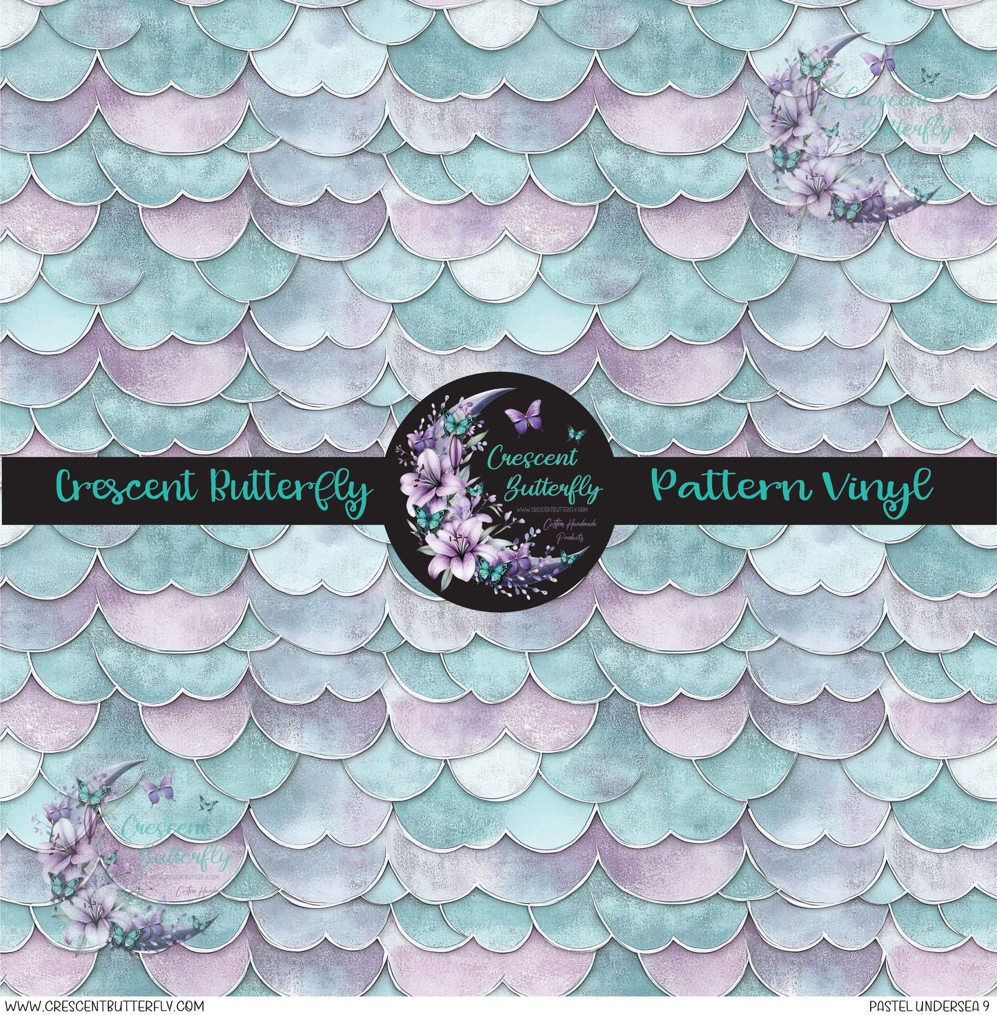 Pastel Undersea 9 Printed Vinyl Sheet/Wrap