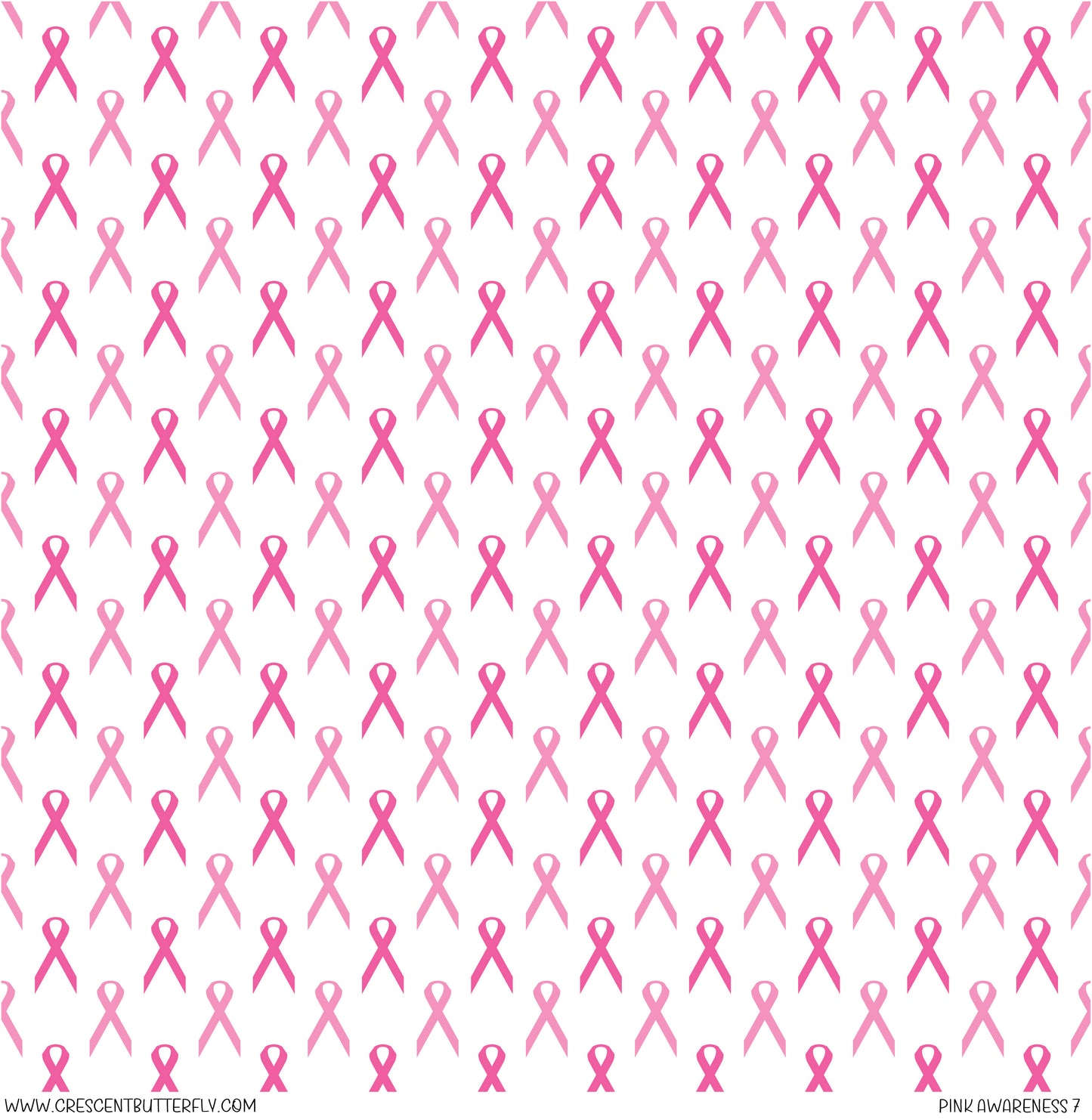 Pink Awareness 7 Printed Vinyl Sheet/Wrap