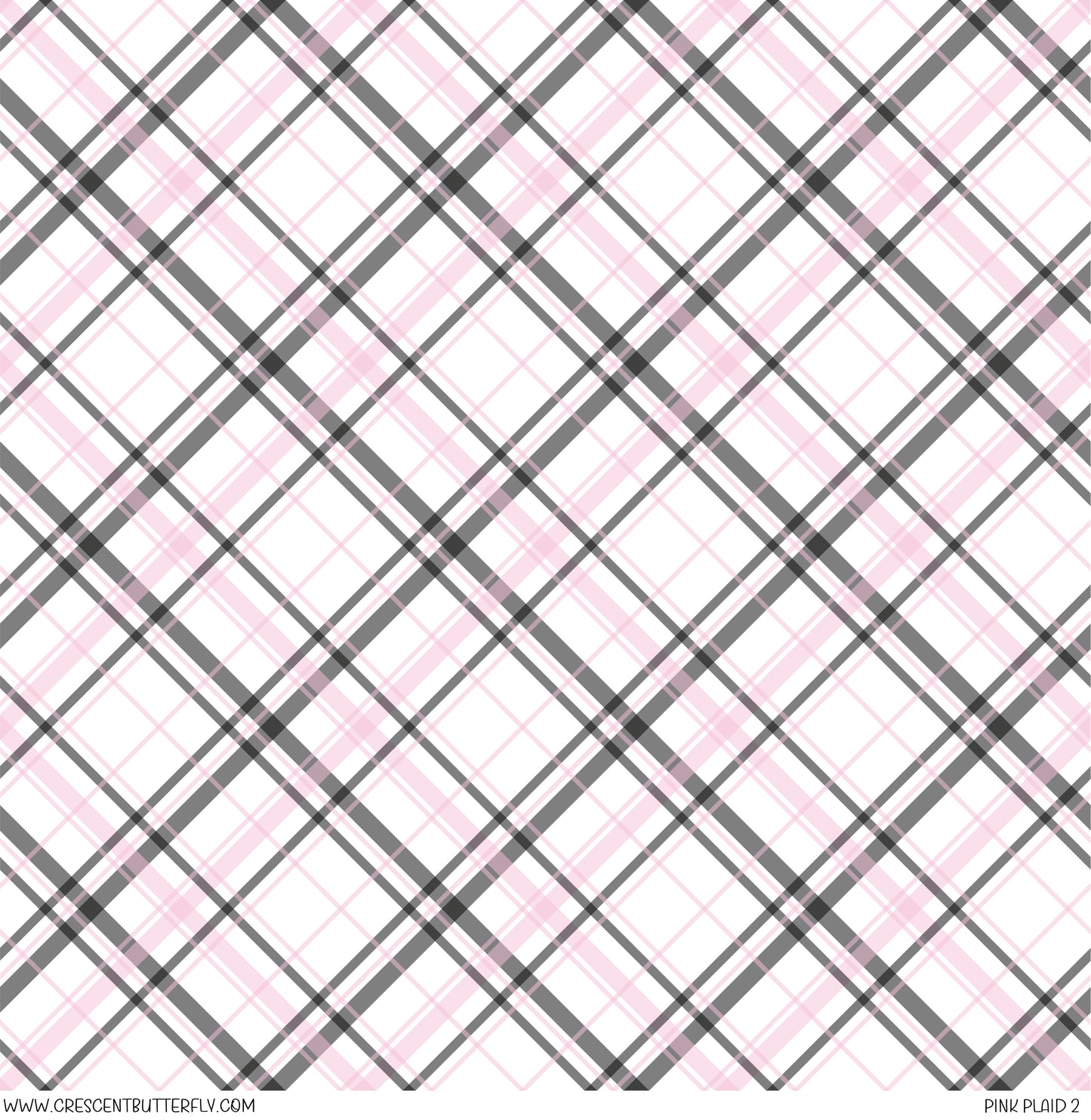 Pink Plaid 2 Printed Vinyl Sheet/Wrap
