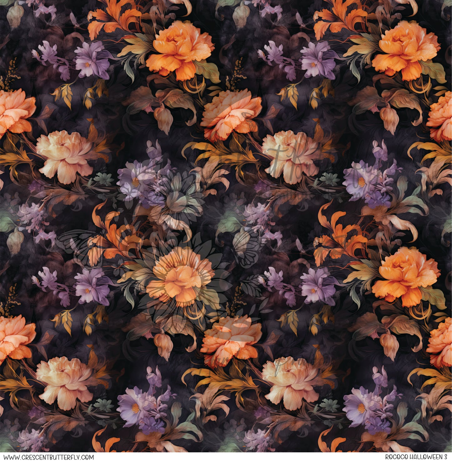 Rococo Halloween 3 Printed Vinyl Sheet/Wrap