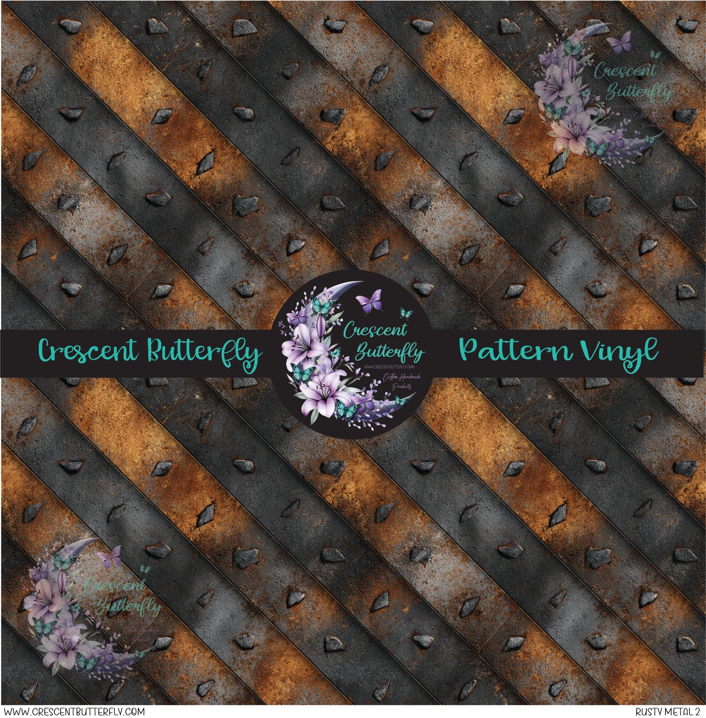 Rusty Metal 2 Printed Vinyl Sheet/Wrap