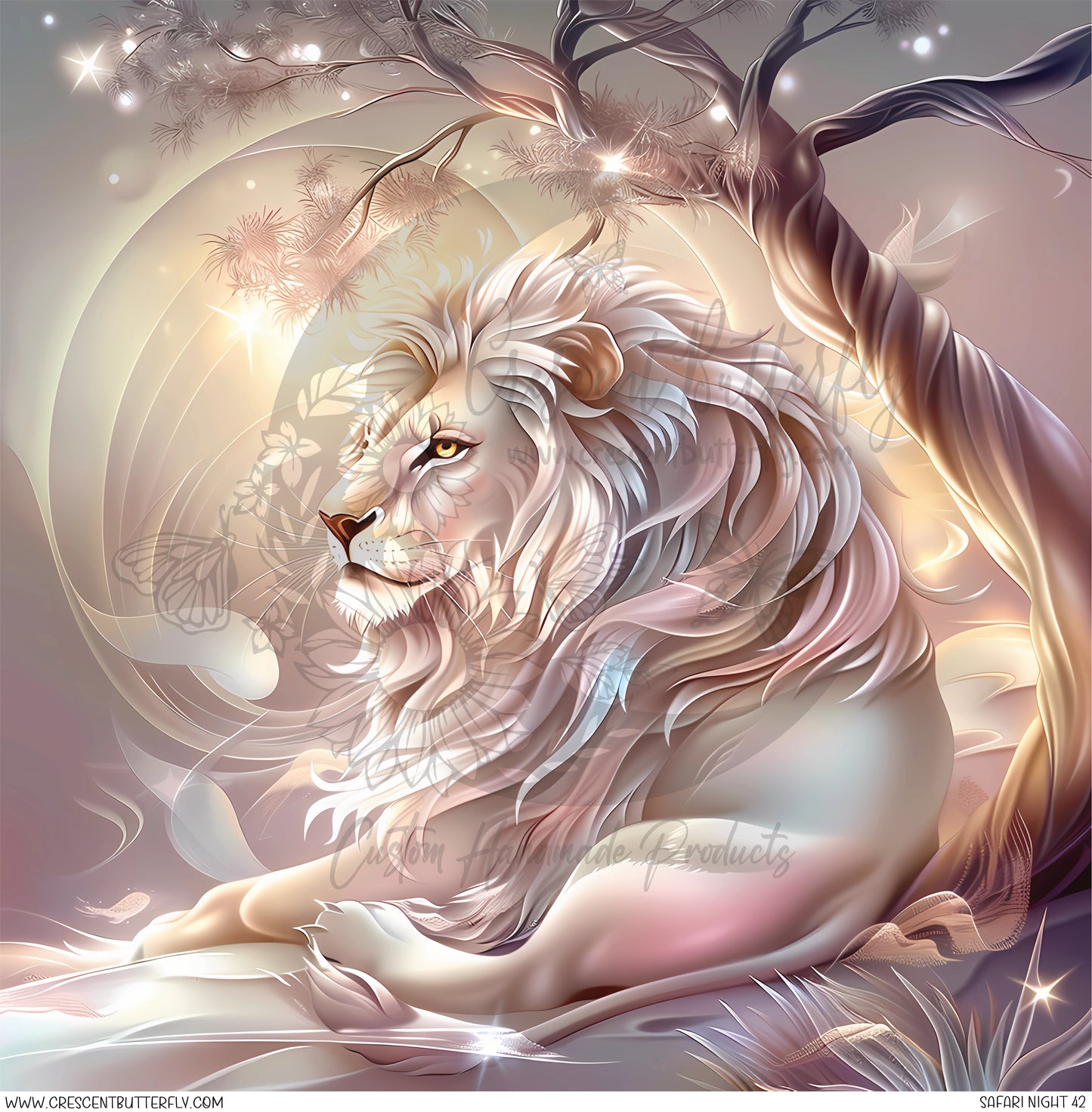 Safari Night 42 Printed Vinyl Sheet/Wrap