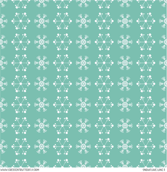 Snowflake Lane 3 Vinyl Sheet/Wrap